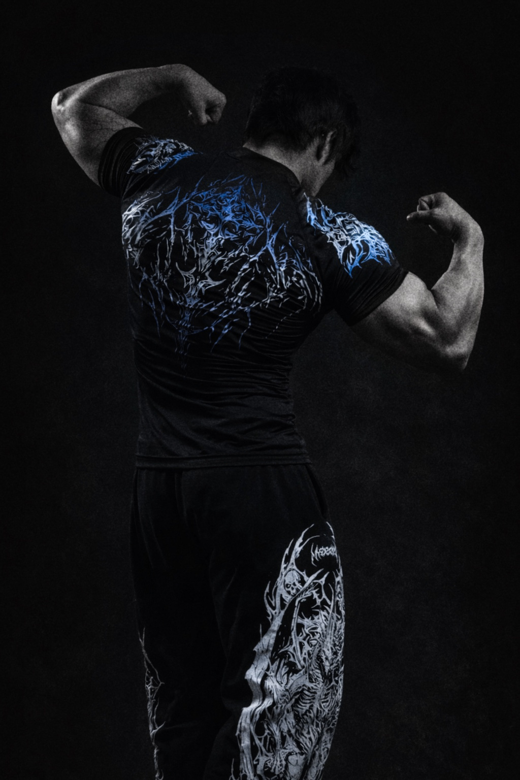Camiseta de Compresión - Inferno Blue Eclipse - Imagen 3