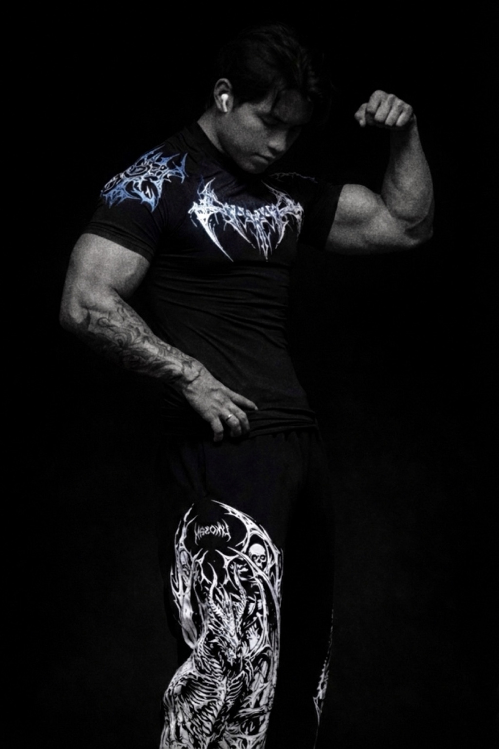 Camiseta de Compresión - Inferno Blue Eclipse - Imagen 4