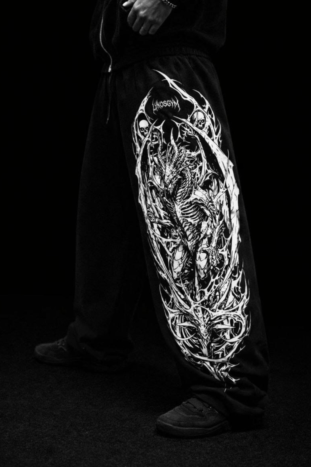 Jogger Oversize - Inferno White Dragon